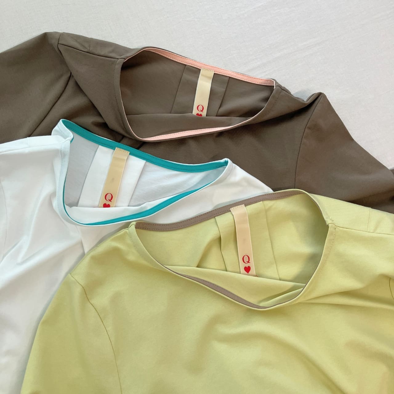 シルケットプルオーバー ライムイエロー Free