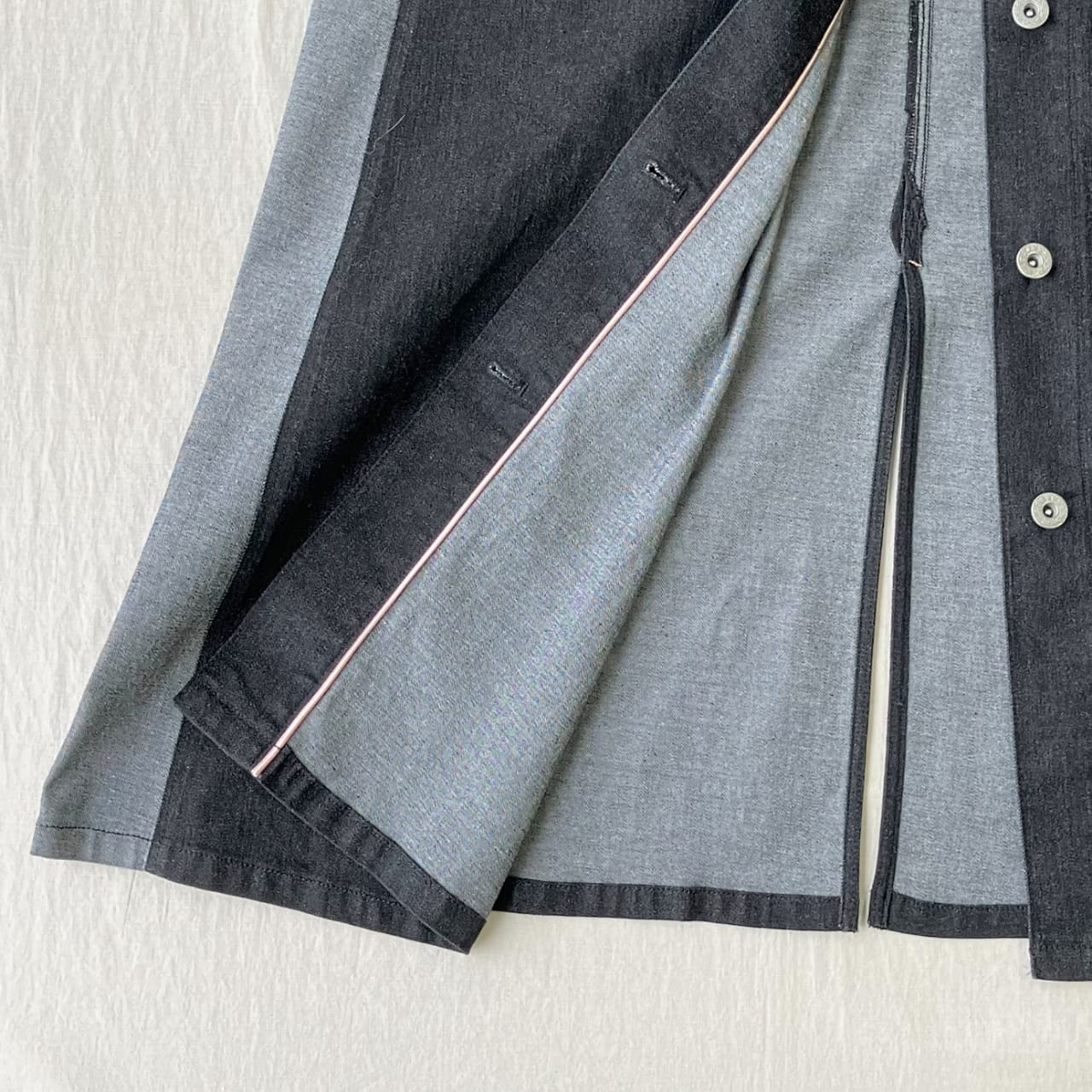 デニムロングジャケット インディゴ Free