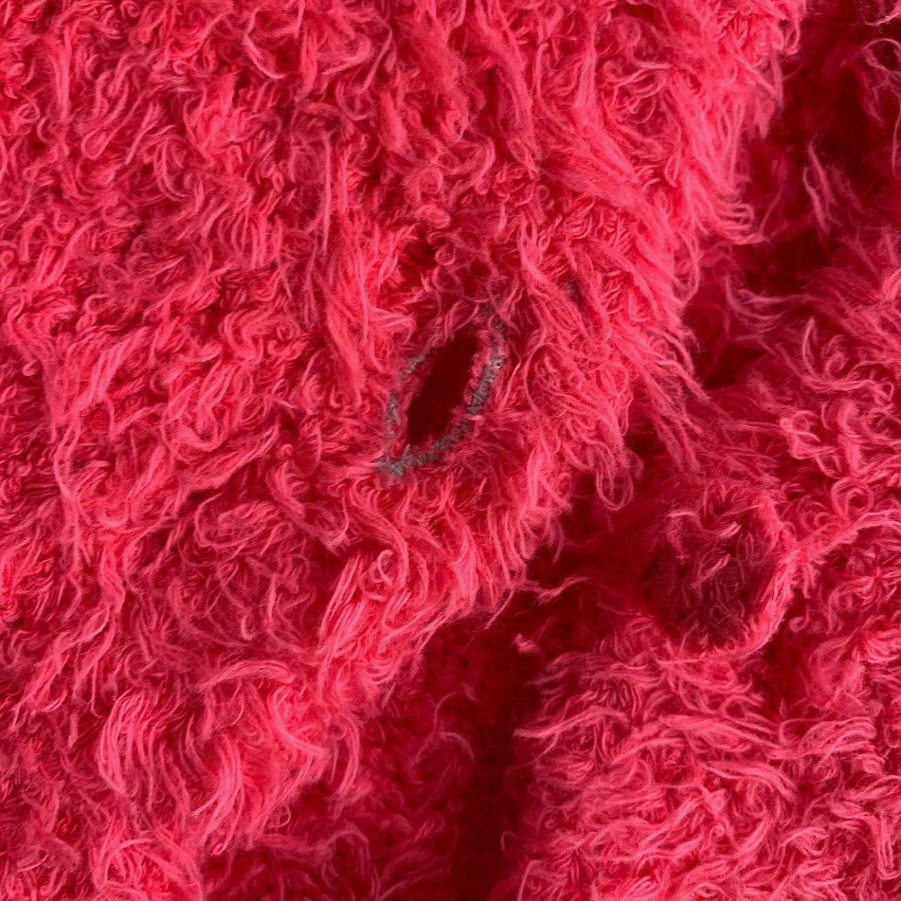 コットンシャギーカーデ ピンク Free