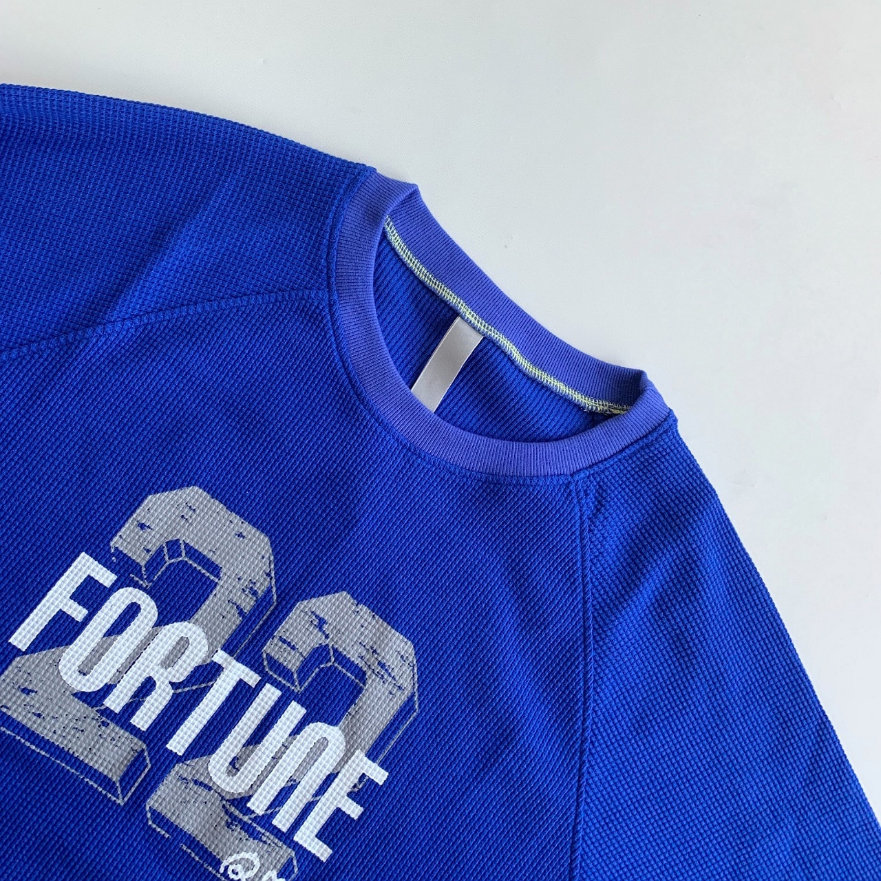 ワッフルボリュームトップス アイボリー Free