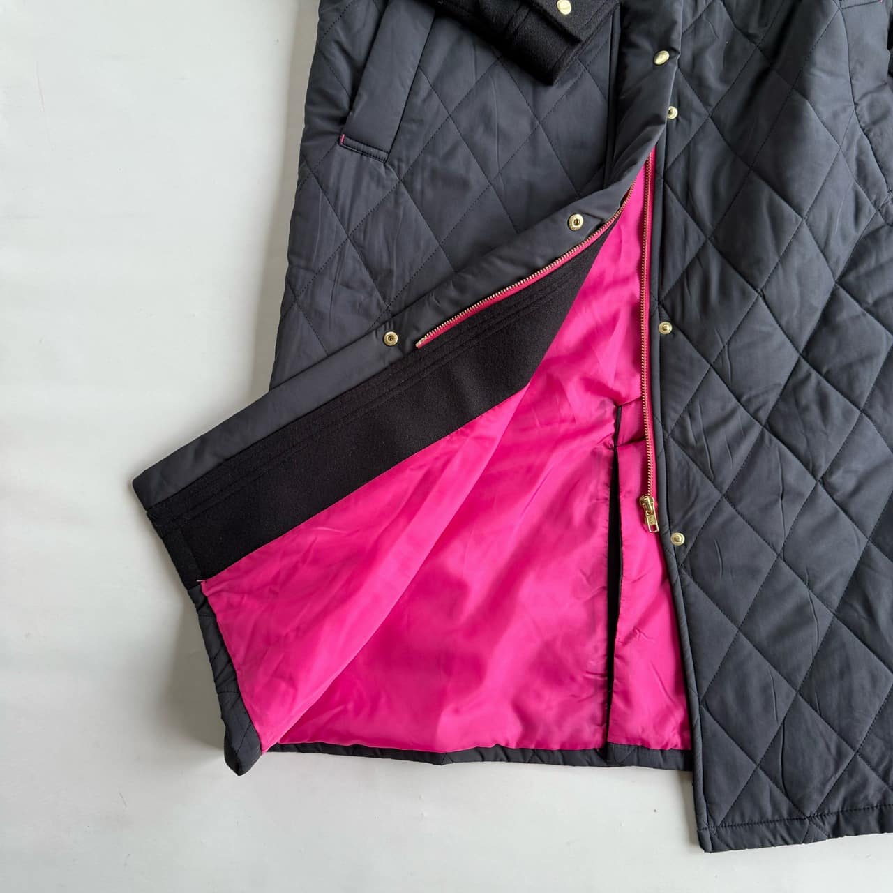 キルトオーバーコート アイボリー Free