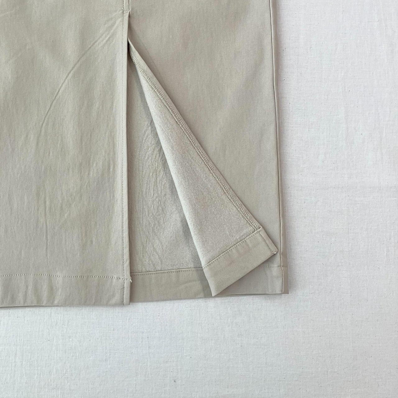 裏毛ストレッチタイトスカート チャコールグレー Free