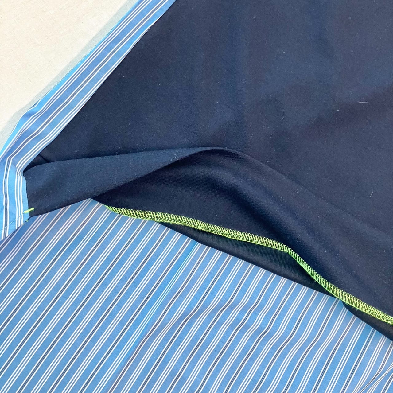 フーディーシャツドッキングワンピース アイボリー Free