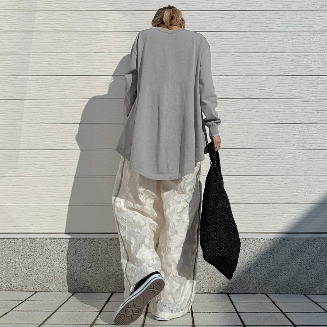 バイカラーラインフレアカーデ ターコイズブルー Free