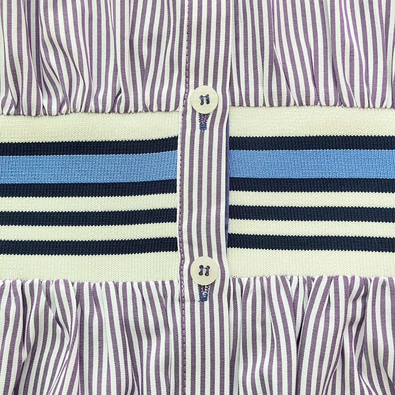 リブドッキングワンピース パープル Free