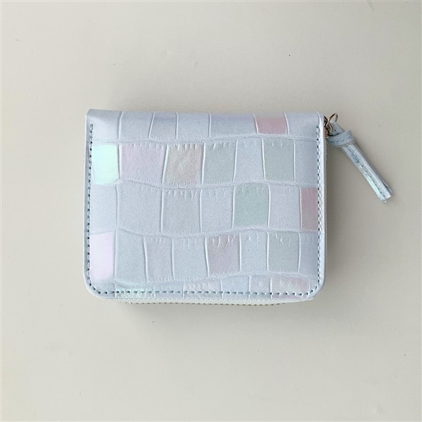パールクロコジャバラウォレット ブルー Free