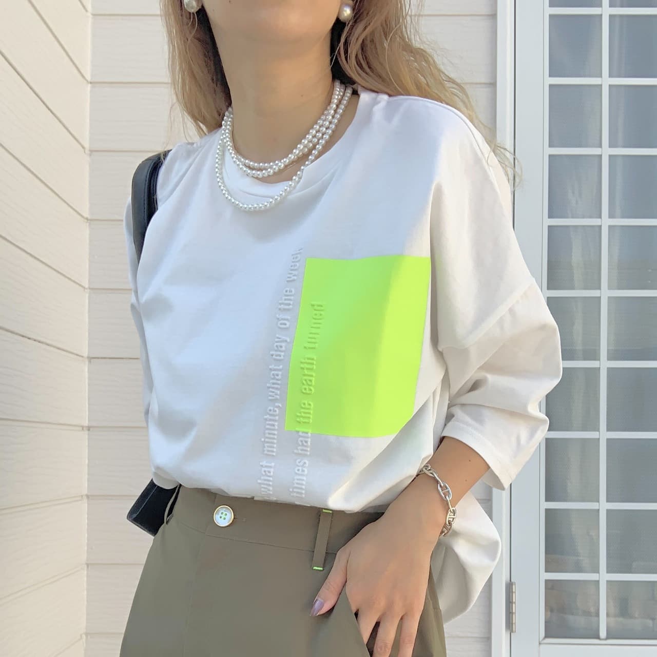 ホワイト×イエロー