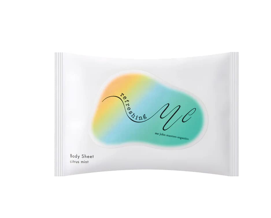 【数量限定】ボディシート （シトラスミント）【 me john masters organics 】