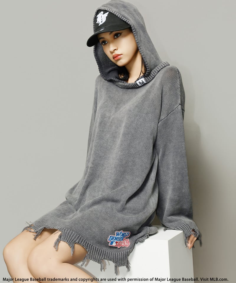 【MLB】クラッシュニットワンピース ブラック F