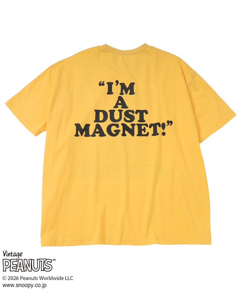 【PEANUTS/PIGPEN】ピッグペンＴシャツ イエロー F