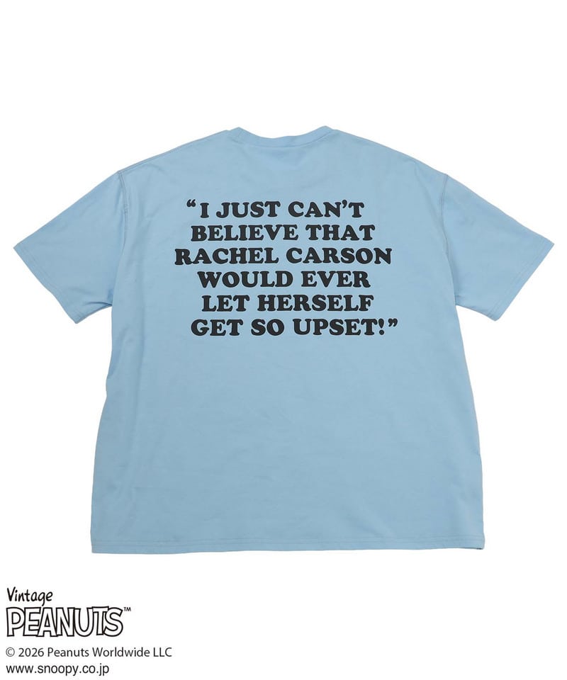 【PEANUTS/LINUS】ライナスＴシャツ ブルー F