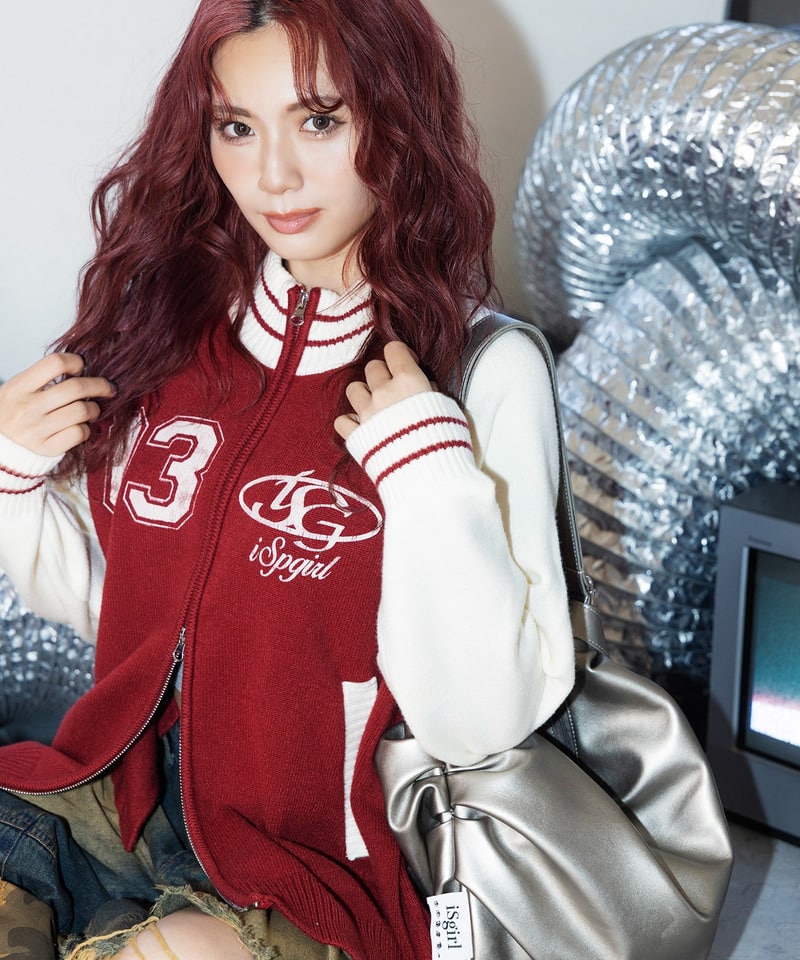 iScreamコラボ】オリジナルロゴプレートショルダーバッグ(F SV