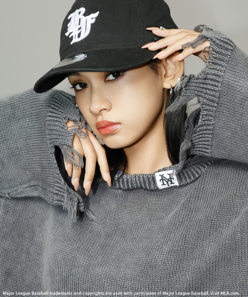 【MLB】クラッシュニットワンピース ブラック F