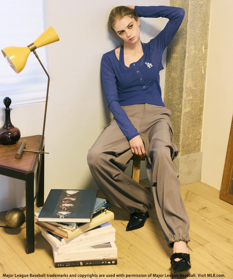 【MLB】ホルタータンクアンサンブル ブルー F