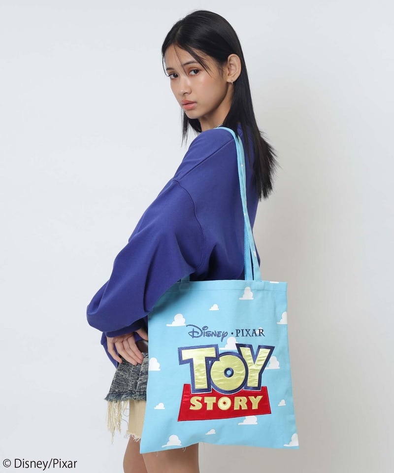 【Disney/Pixar/TOY STORY】トートバッグ ブルー F