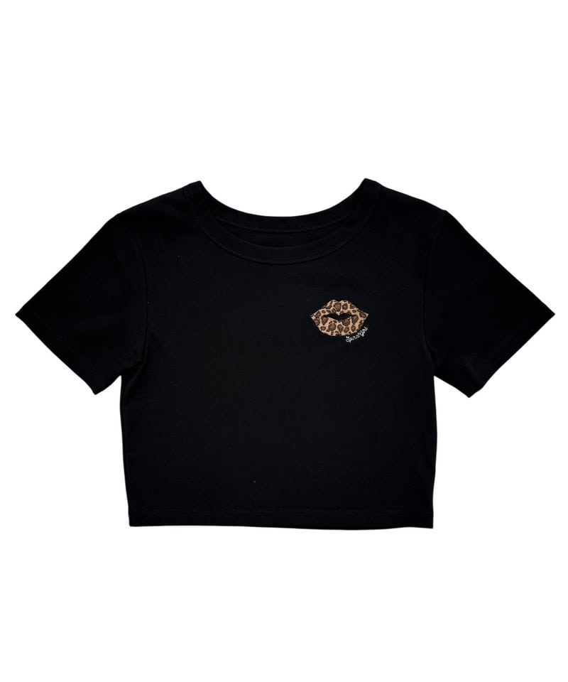 【SPIRAL LIP】マイクロミニＴシャツ ブラック F