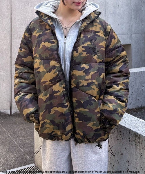 【MLB】2wayパファージャケット カモフラージュ F