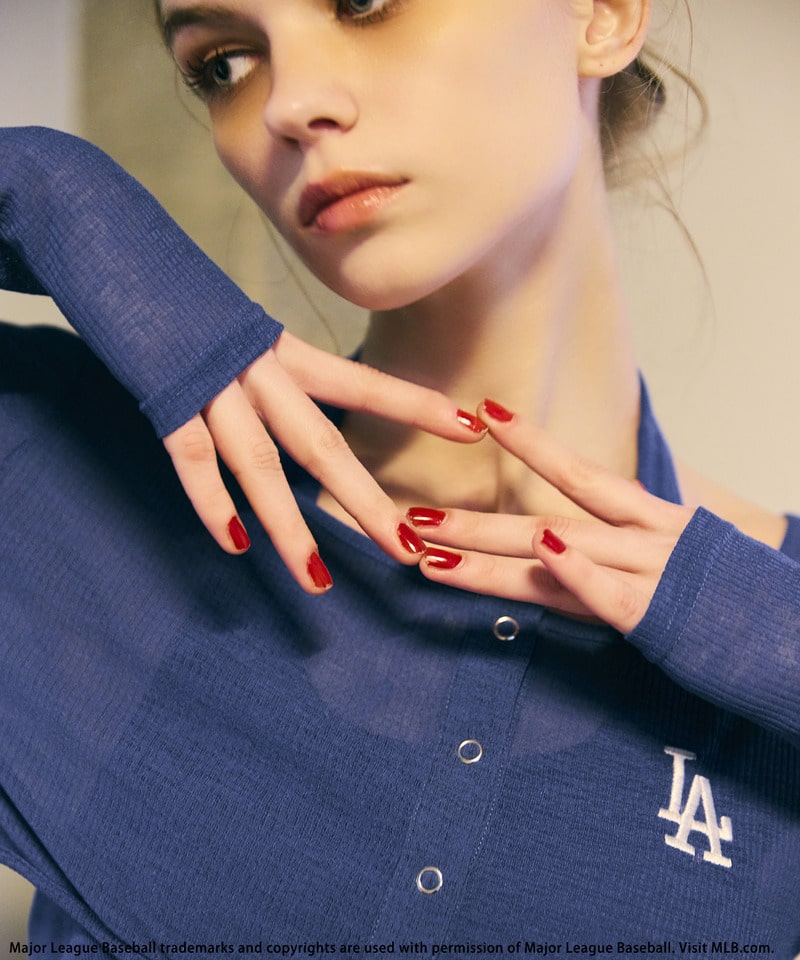 【MLB】ホルタータンクアンサンブル ブルー F