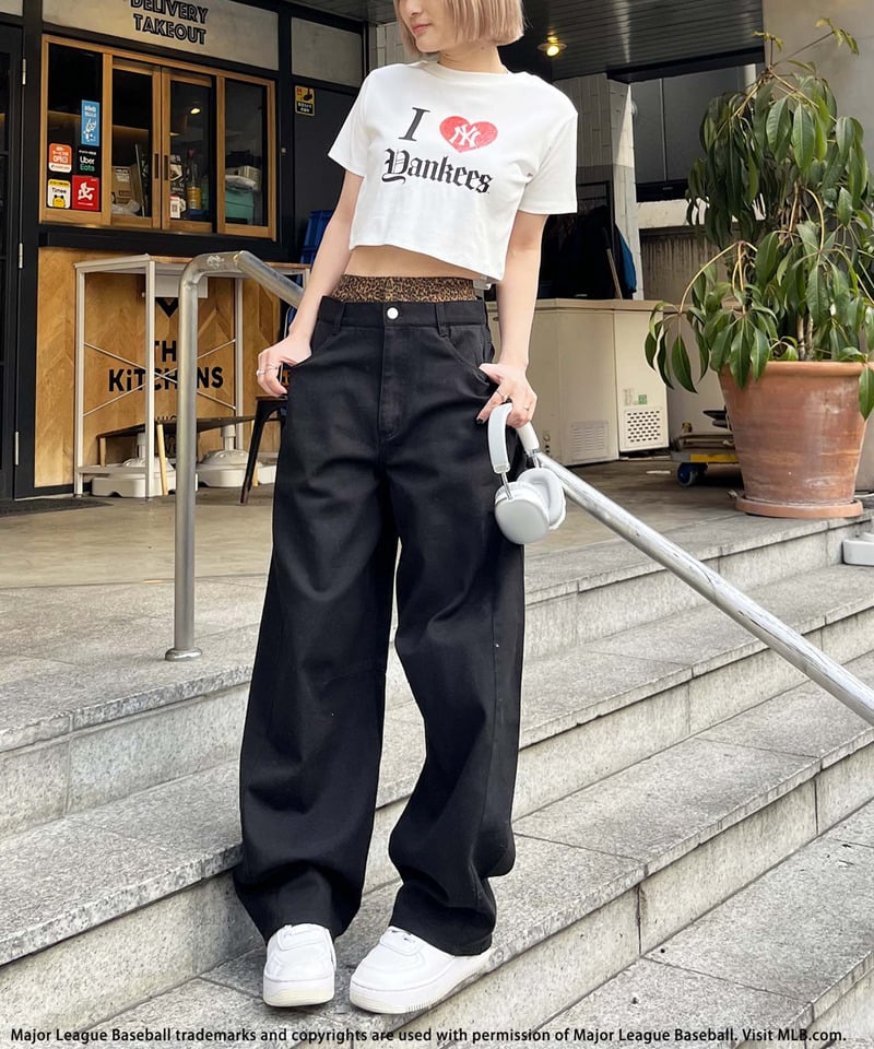 【MLB】プリントロゴTシャツ ホワイト F