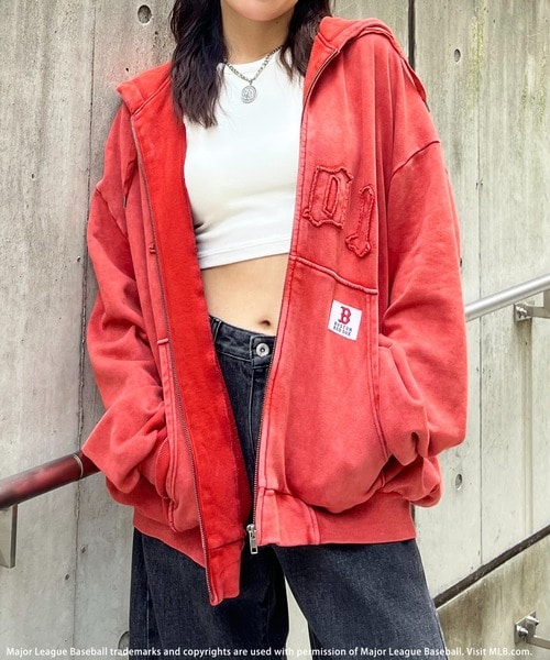 MLB】ZIPビッグフーディー(F レッド)｜ スパイラルガール｜仙台PARCO