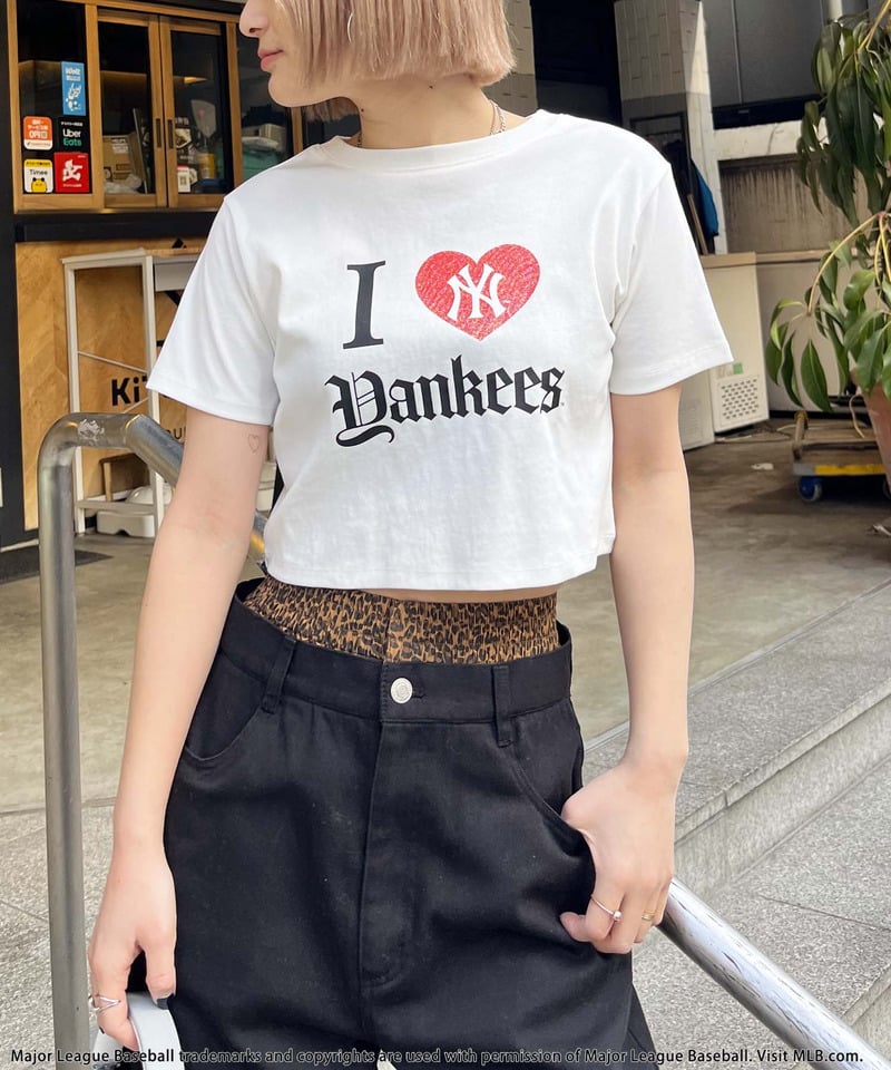 【MLB】プリントロゴTシャツ ホワイト F