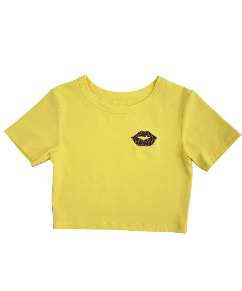 【SPIRAL LIP】マイクロミニＴシャツ ブラック F