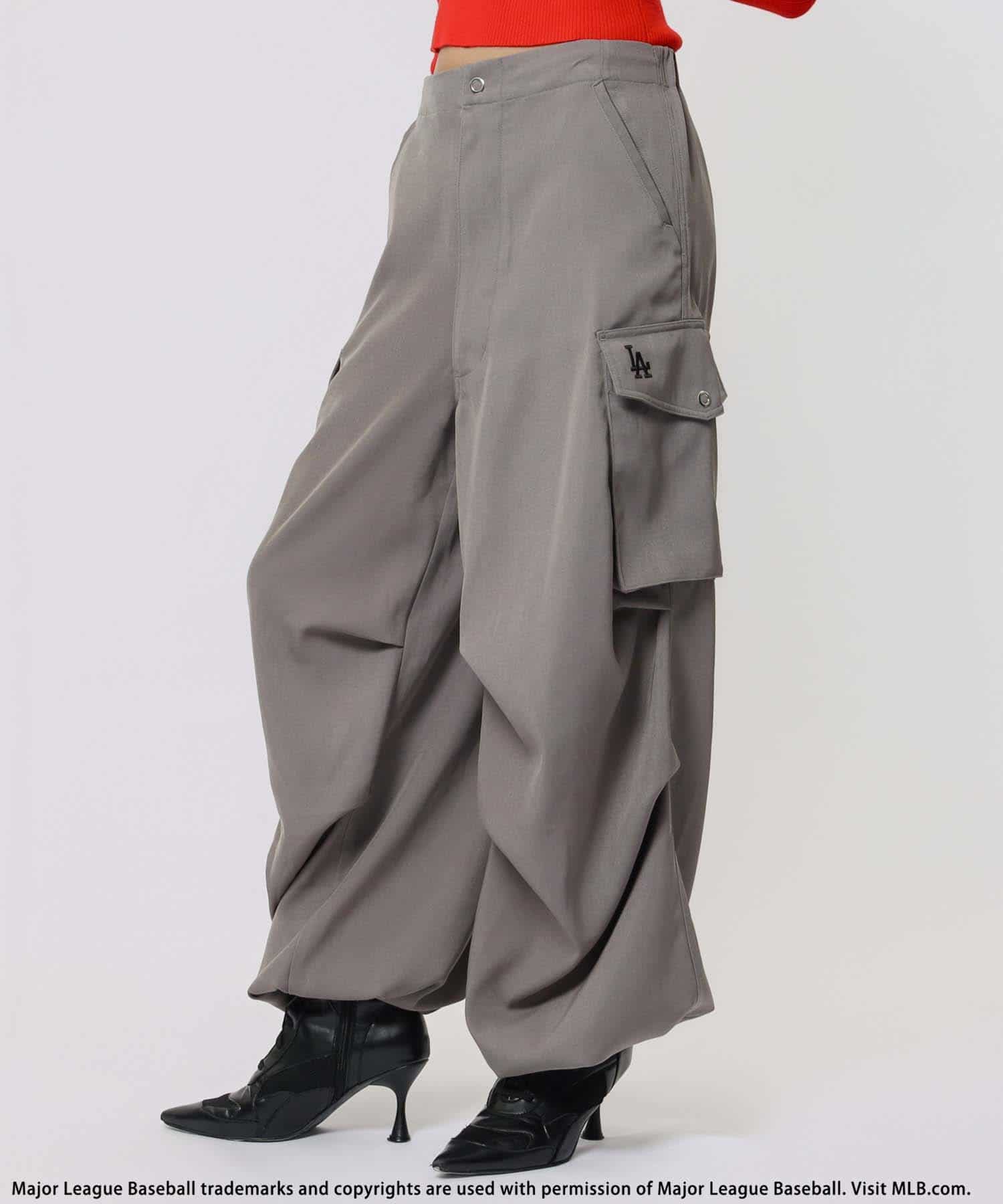 スパイラルガール【MLB】ワイドカーゴパンツ MLB】タックカーゴパンツ(F ブラウン)｜ スパイラルガール｜仙台