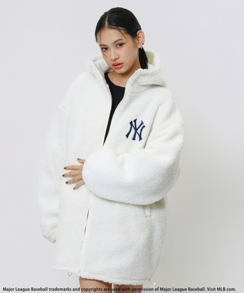 Loungedress フーディーボアブルゾン LOUNGEDRESS（ラウンジドレス）の「フーディーボアブルゾン