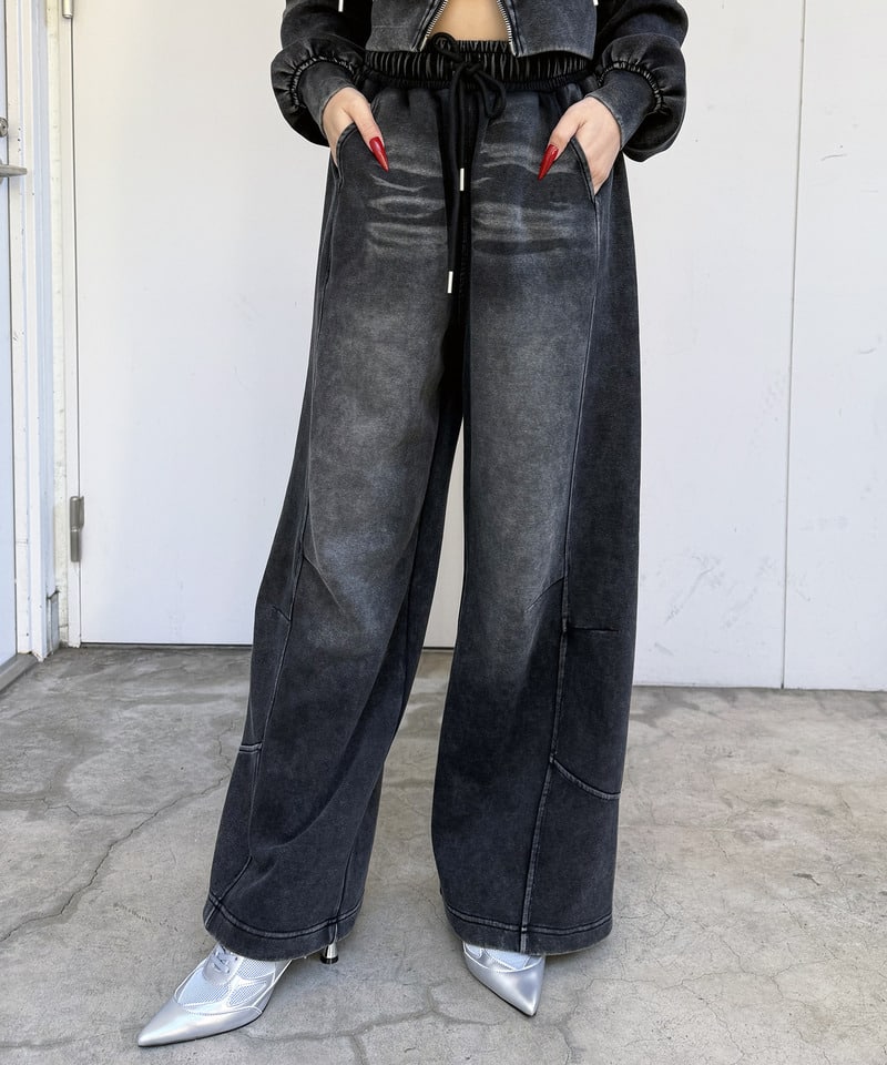 フロストバイオ加工パンツ ブラック F