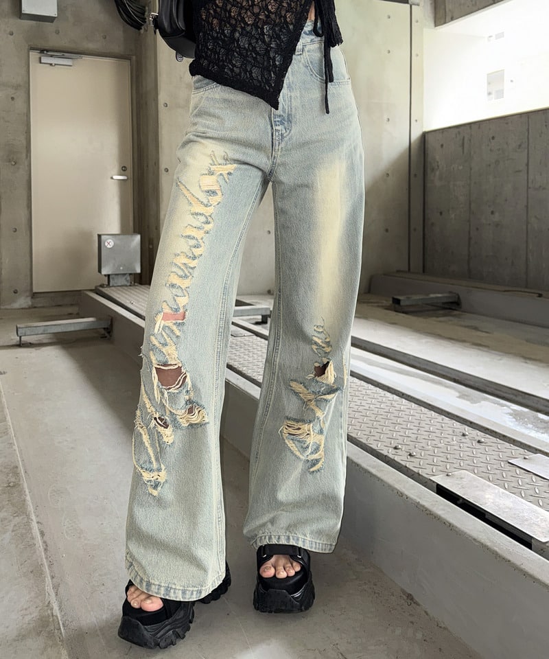 Mynaradox Avenデニムパンツ デニムブルー M