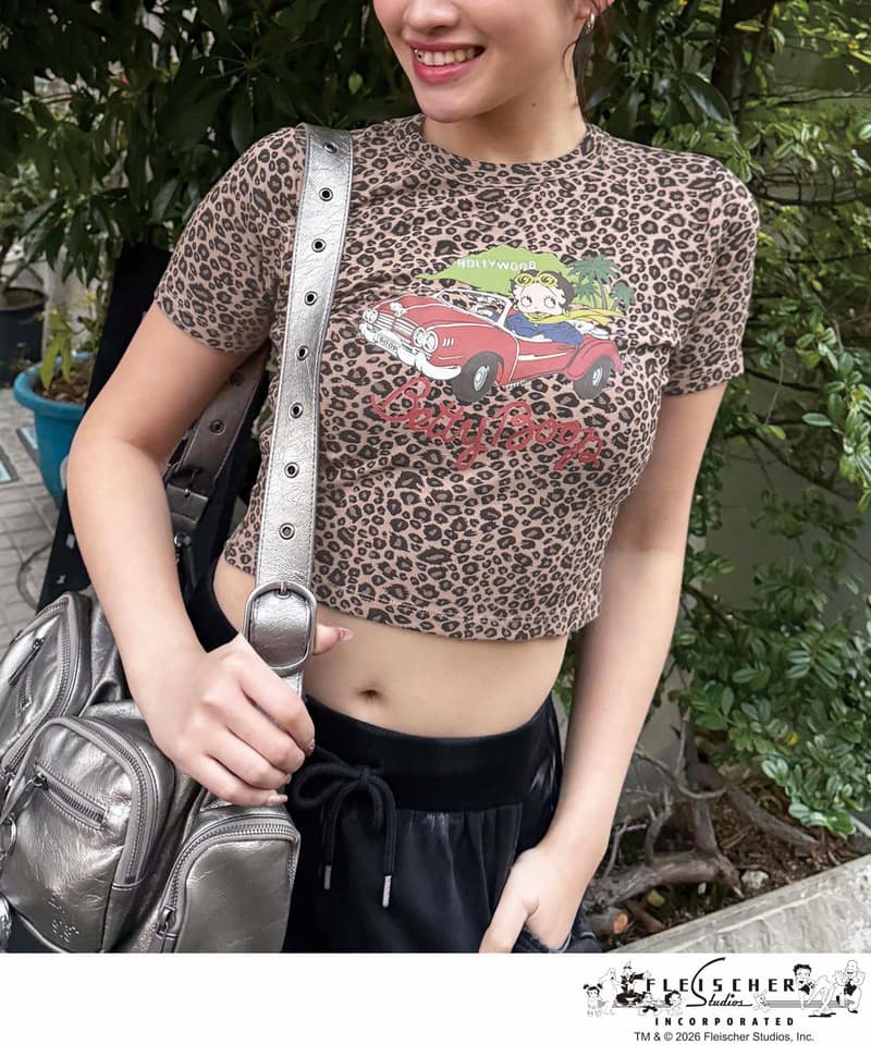 【BETTY BOOP】マイクロミニＴシャツ ホワイト F