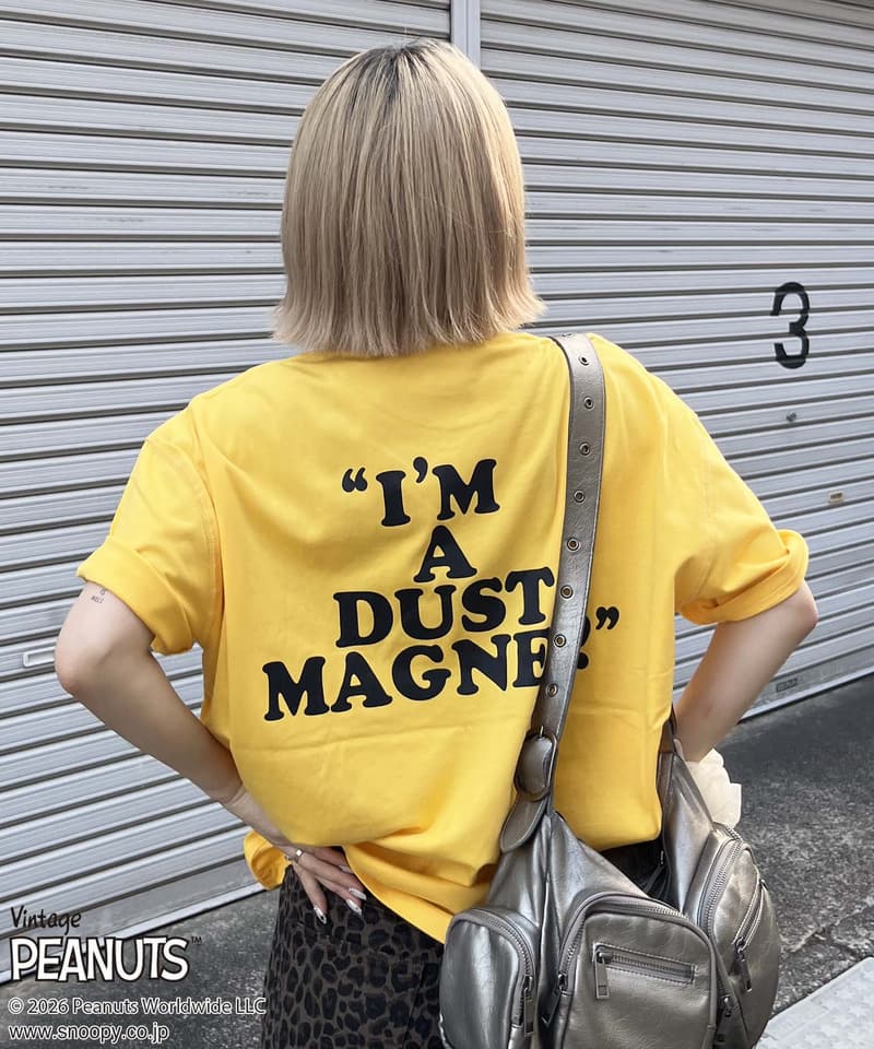 【PEANUTS/PIGPEN】ピッグペンＴシャツ イエロー F
