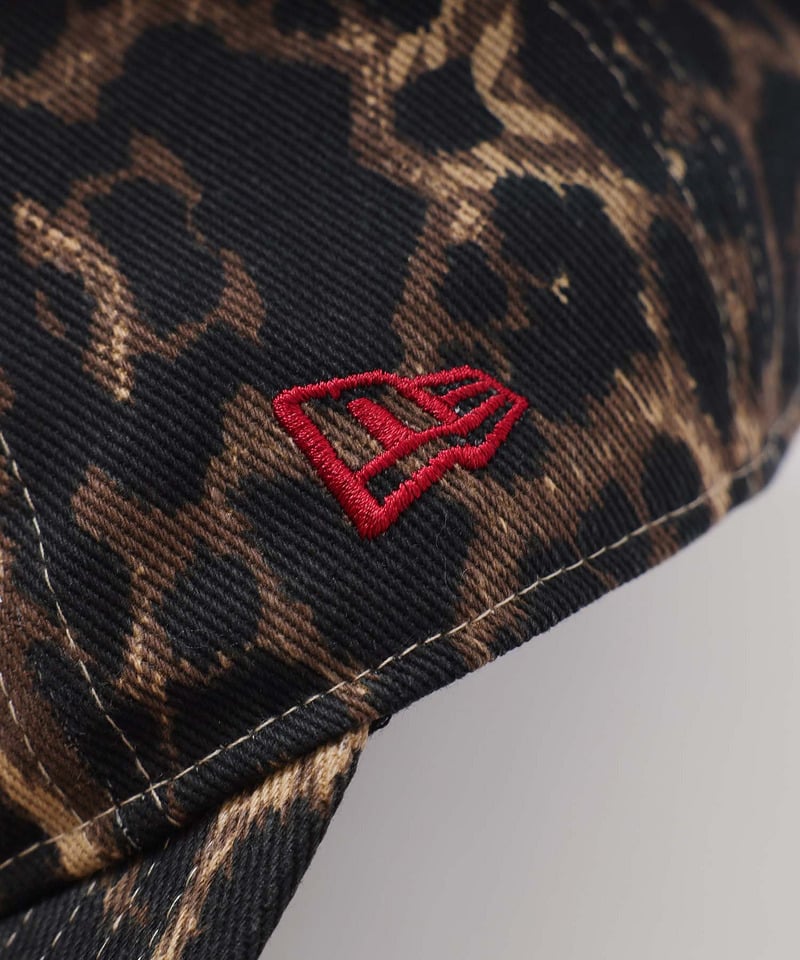 【NEW ERA】MLBロゴ総柄9TWENTYキャップ レオパード F