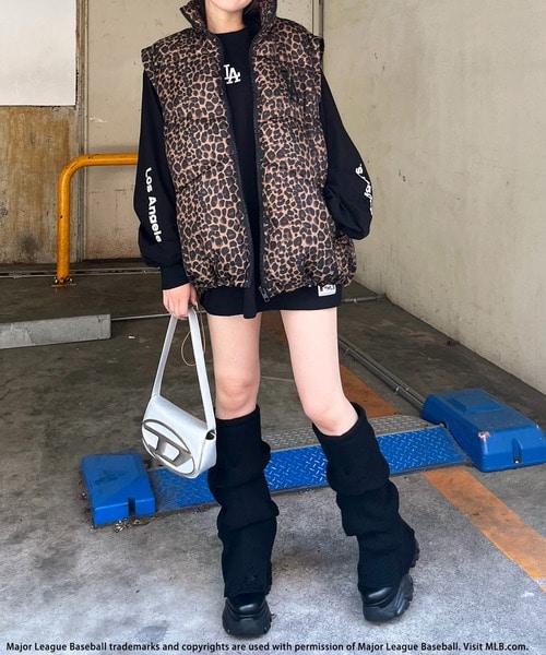 【MLB】2wayパファージャケット カモフラージュ F