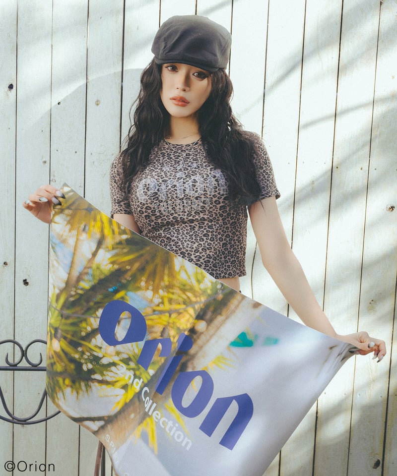 【Orion/オリオン】ラインストーンちびTシャツ ホワイト F