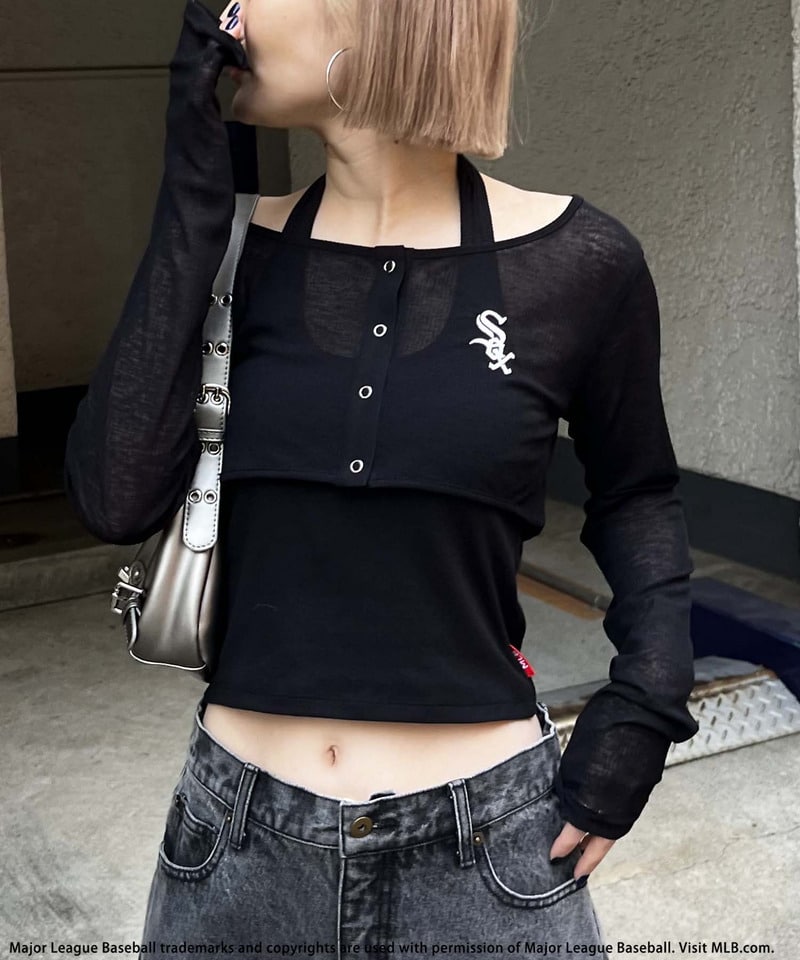 【MLB】ホルタータンクアンサンブル ブルー F