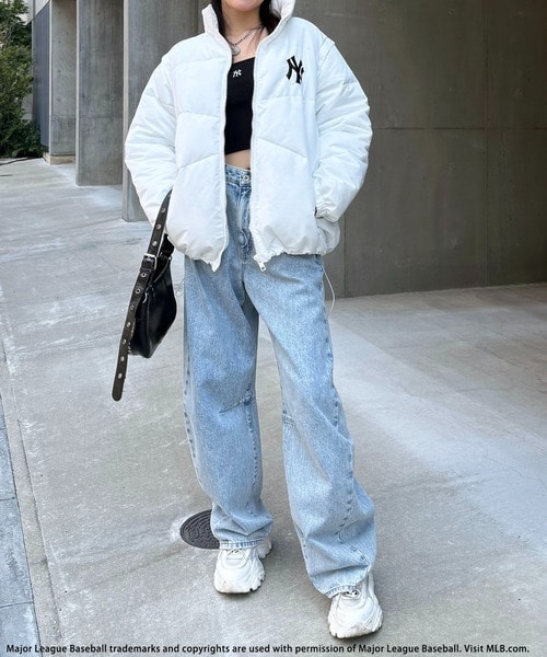 【MLB】2wayパファージャケット カモフラージュ F