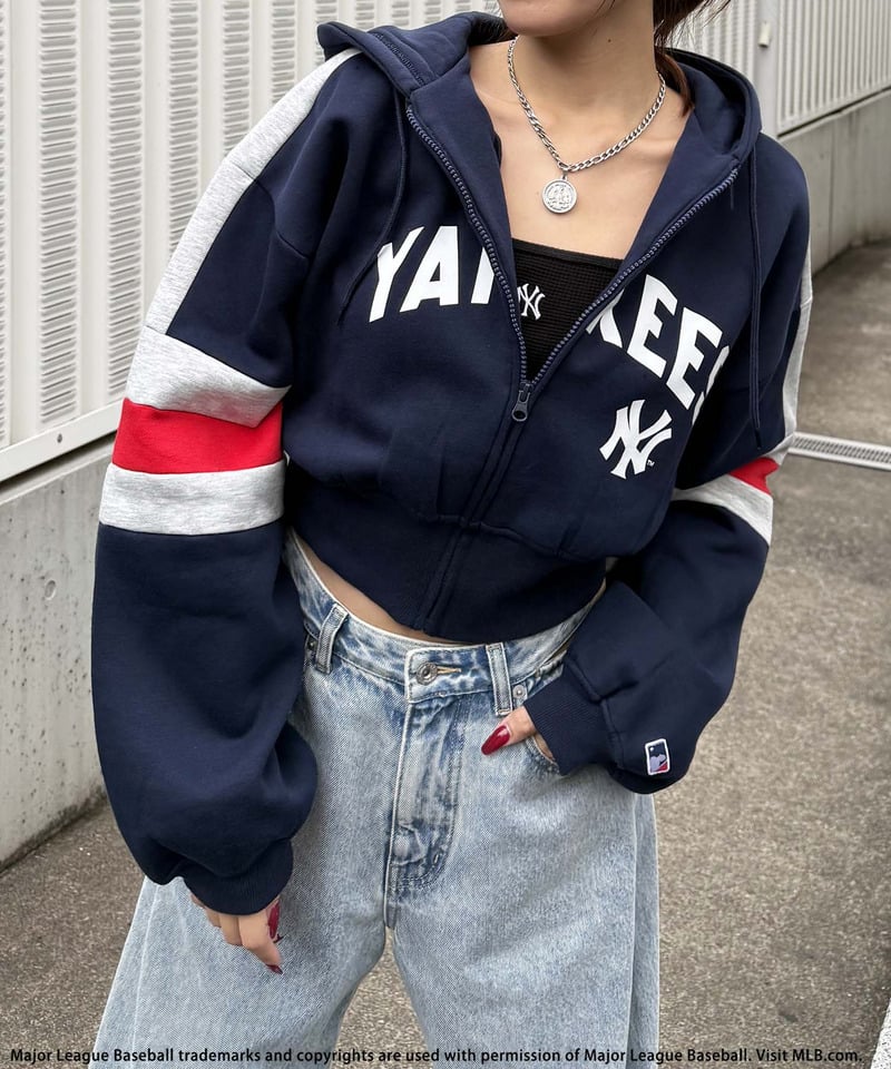 MLB】配色ロゴZIPパーカー(F ブラウン)｜ スパイラルガール｜仙台PARCO