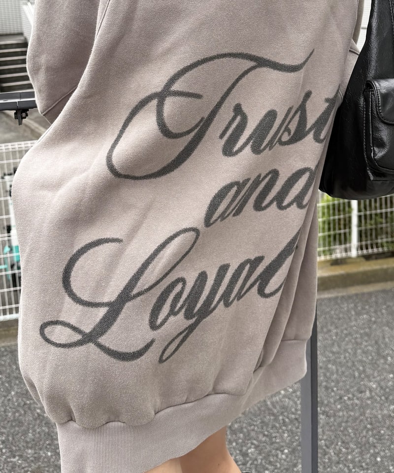 ピグメントドルマンパーカーワンピース ブルー F