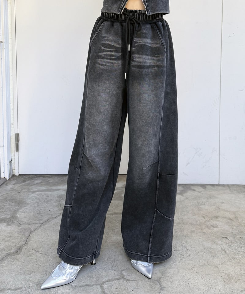 フロストバイオ加工パンツ ネイビー F