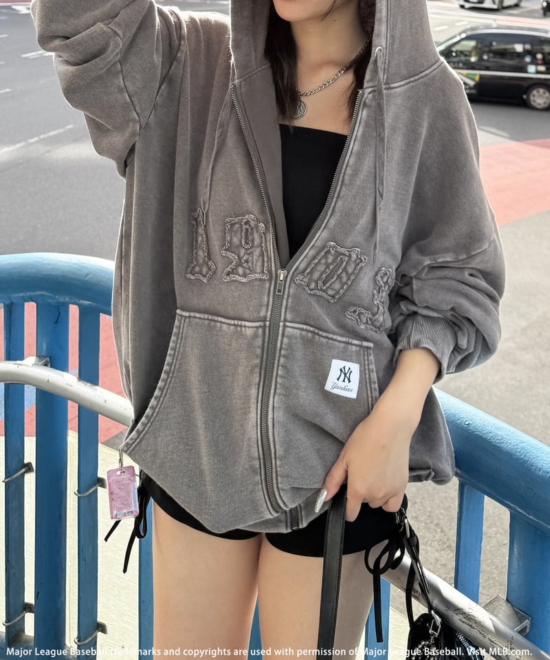 【MLB】ZIPビッグフーディー ネイビー F