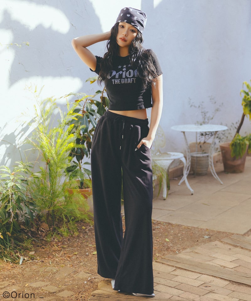 【Orion/オリオン】ラインストーンちびTシャツ ホワイト F