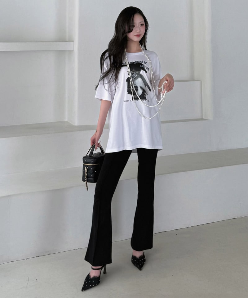 Elegance Cat Angie BIG T オフホワイト F