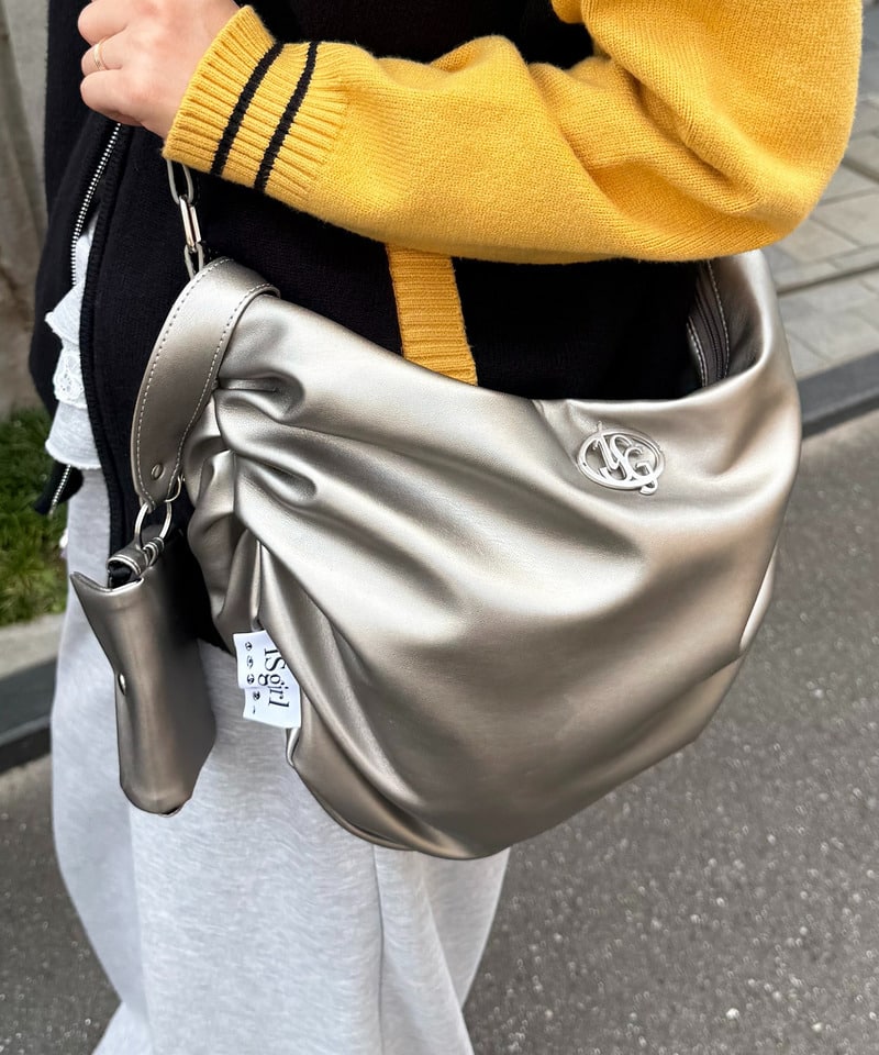 iScreamコラボ】オリジナルロゴプレートショルダーバッグ(F SV