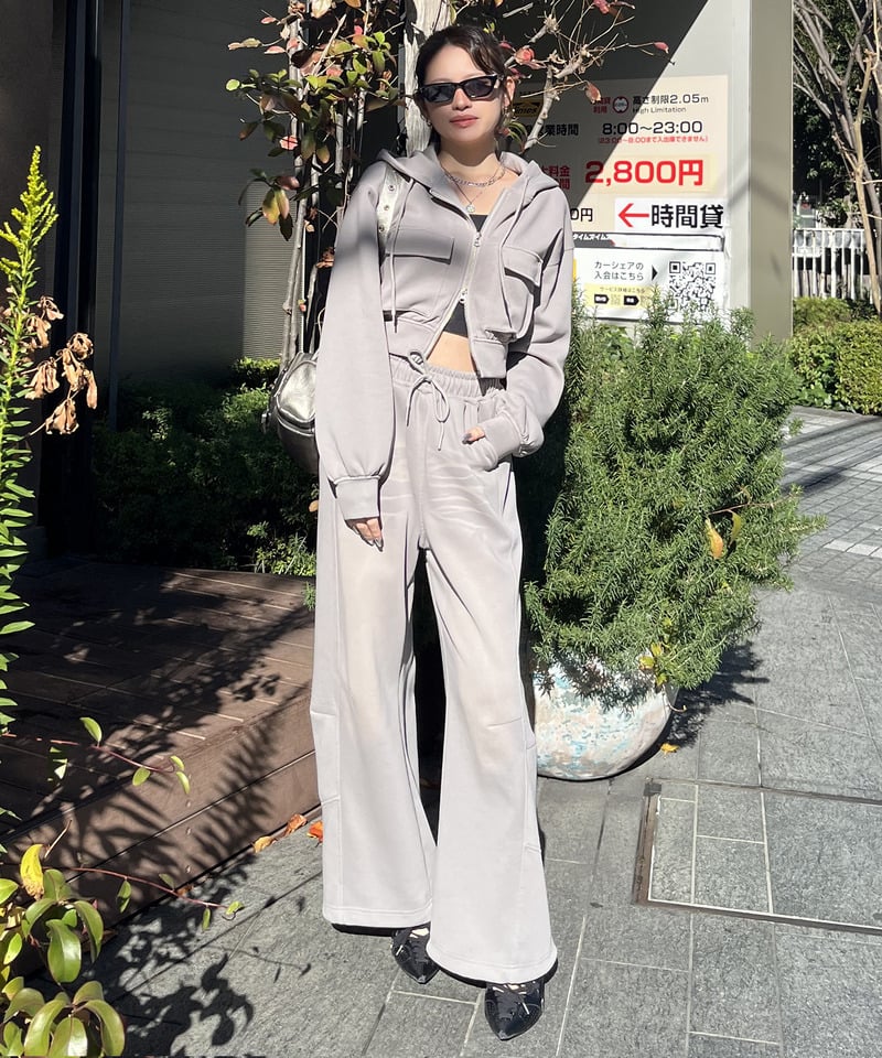 フロストバイオ加工パンツ ネイビー F