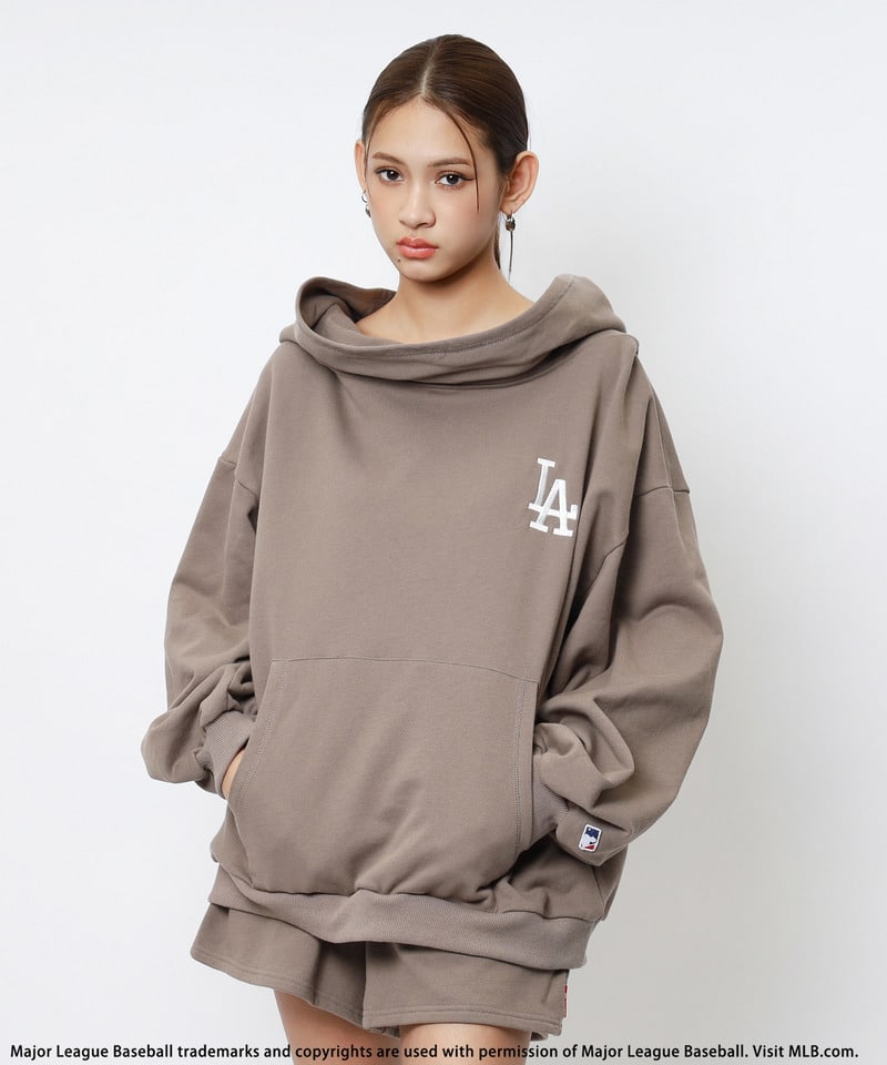 【MLB】2WAYフーディーセットアップ グレー F