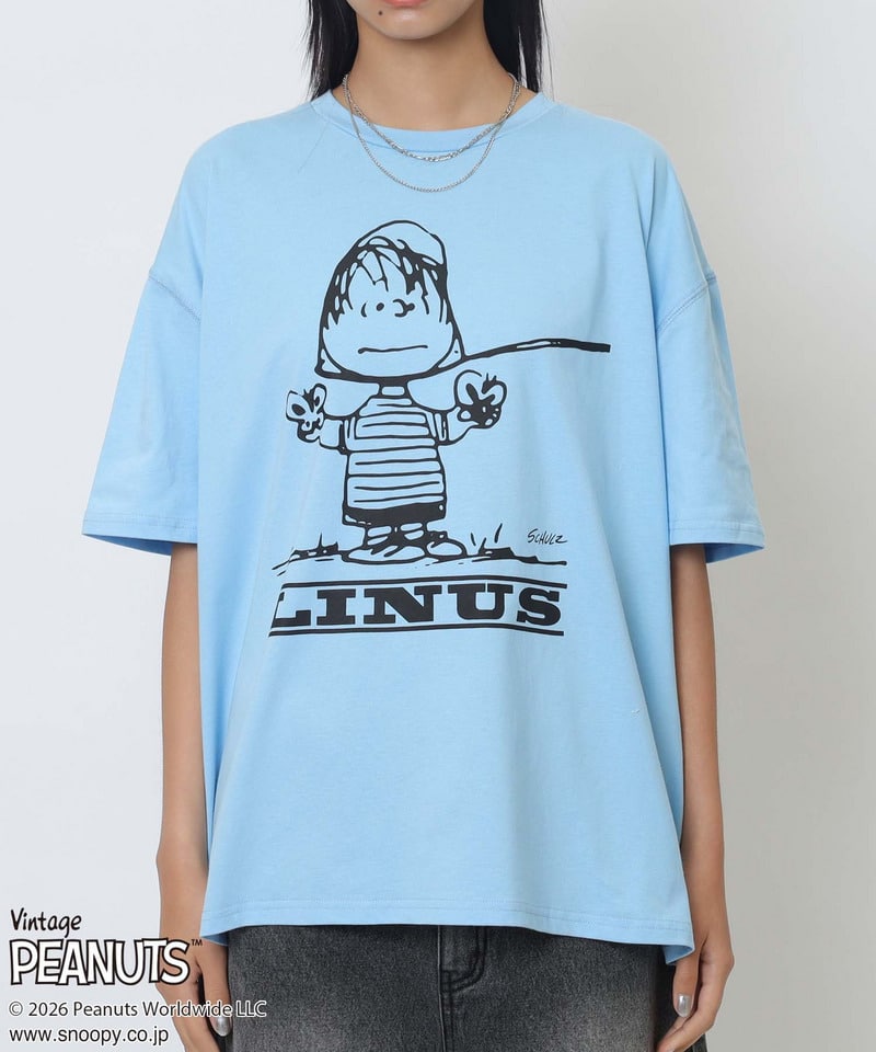 PEANUTS/LINUS】ライナスTシャツ(F ブルー)｜ スパイラルガール｜仙台