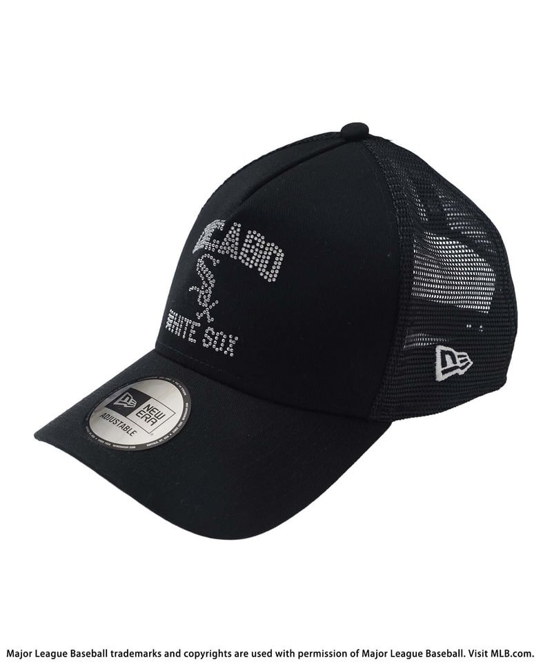 【NEW ERA】MLBラインストーンロゴ9FORTY A-Frameキャップ ピンク F