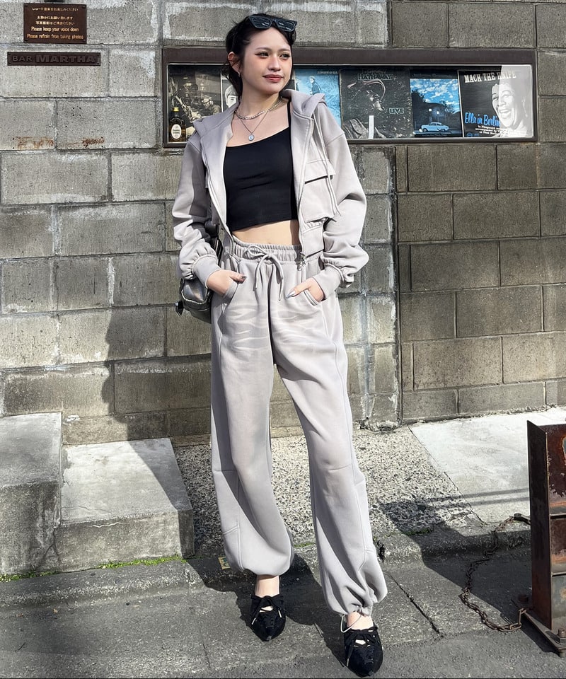 フロストバイオ加工パンツ ネイビー F