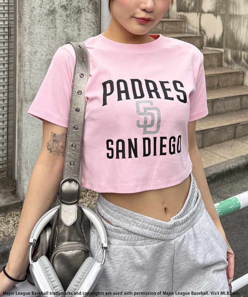 【MLB】プリントロゴTシャツ ホワイト F
